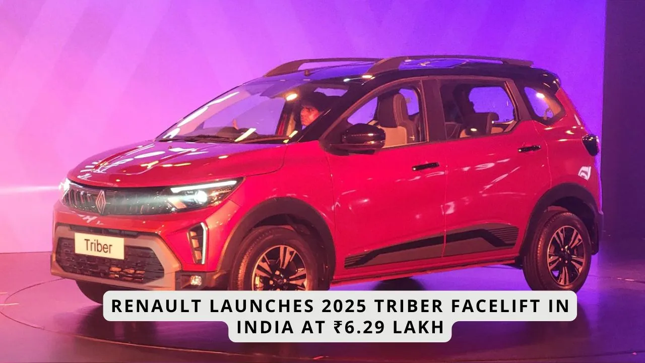 Renault Launches 2025 Triber Facelift in India at ₹6.29 Lakh