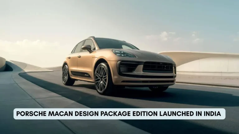Porsche Macan Design Package Edition Launched in India