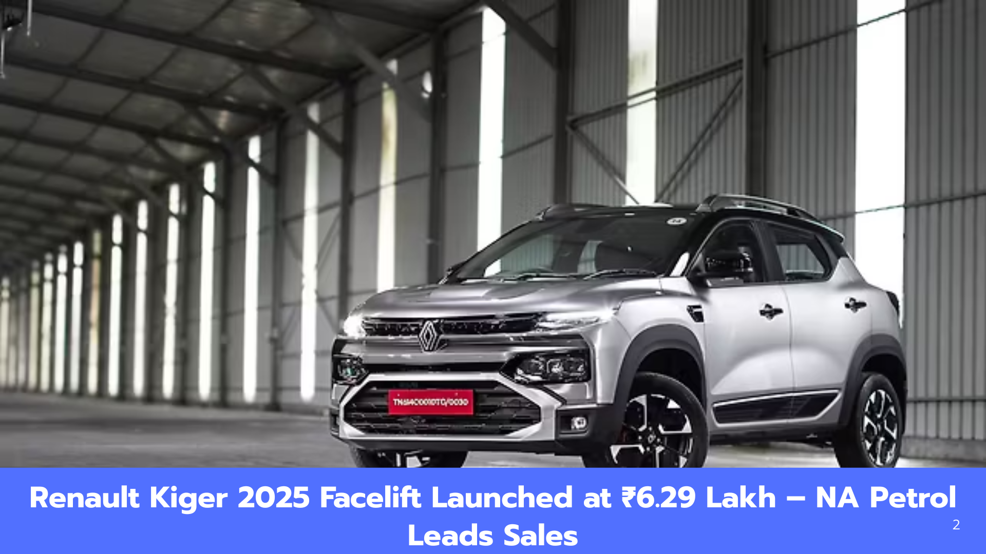 Renault Kiger Facelift: NA Petrol Variant Accounts for 60% Demand