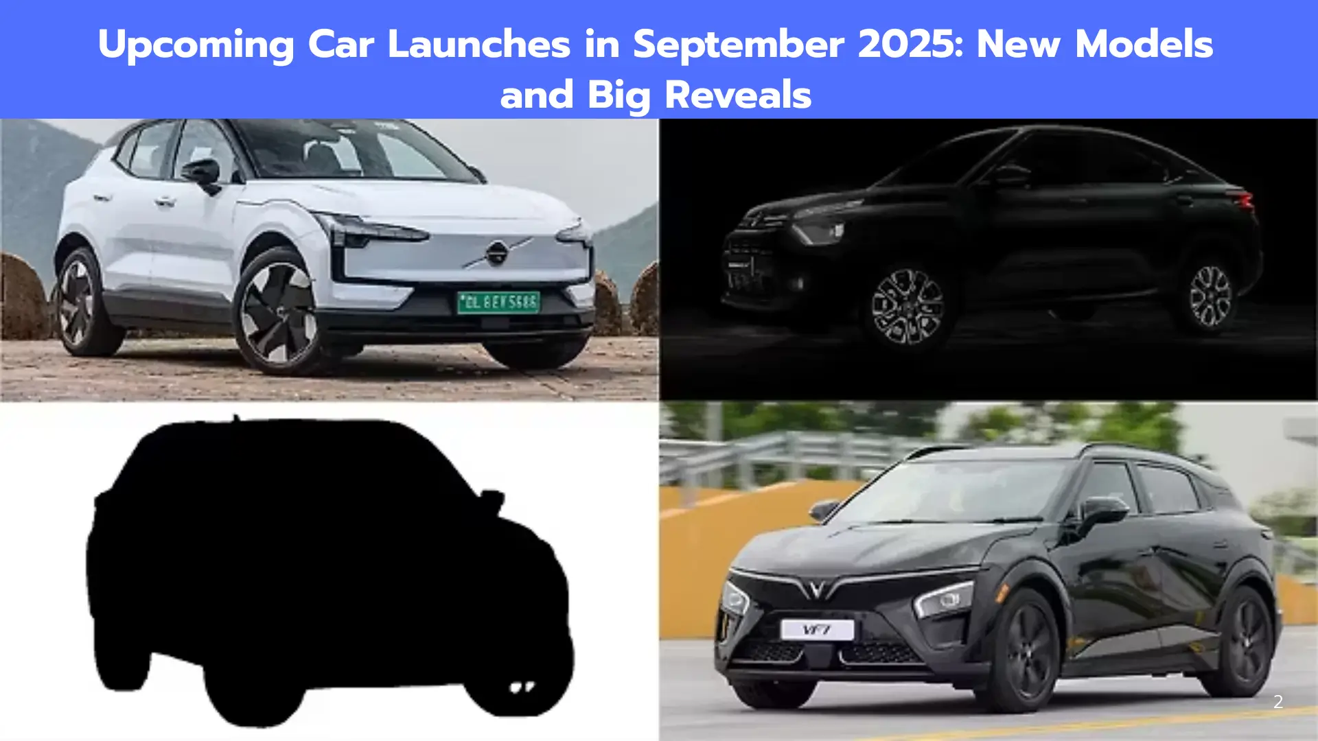 Upcoming Car Launches in September 2025: New Models and Big Reveals