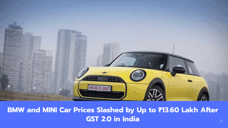 Luxury Car Price Drop: BMW and MINI Become Cheaper by Up to ₹13.60 Lakh