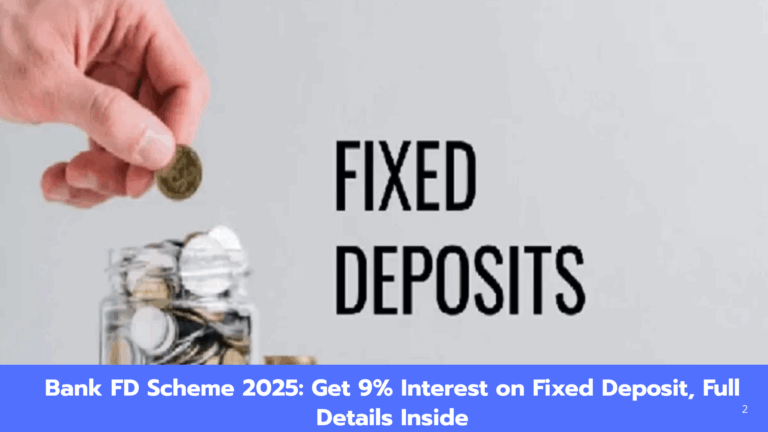 FD Rates 2025: Small Finance Banks Offering 9% Bumper Returns