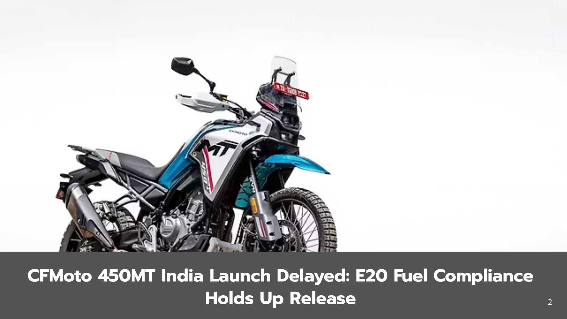 CFMoto 450MT India Debut Pushed Back: E20 Fuel Adjustments Underway