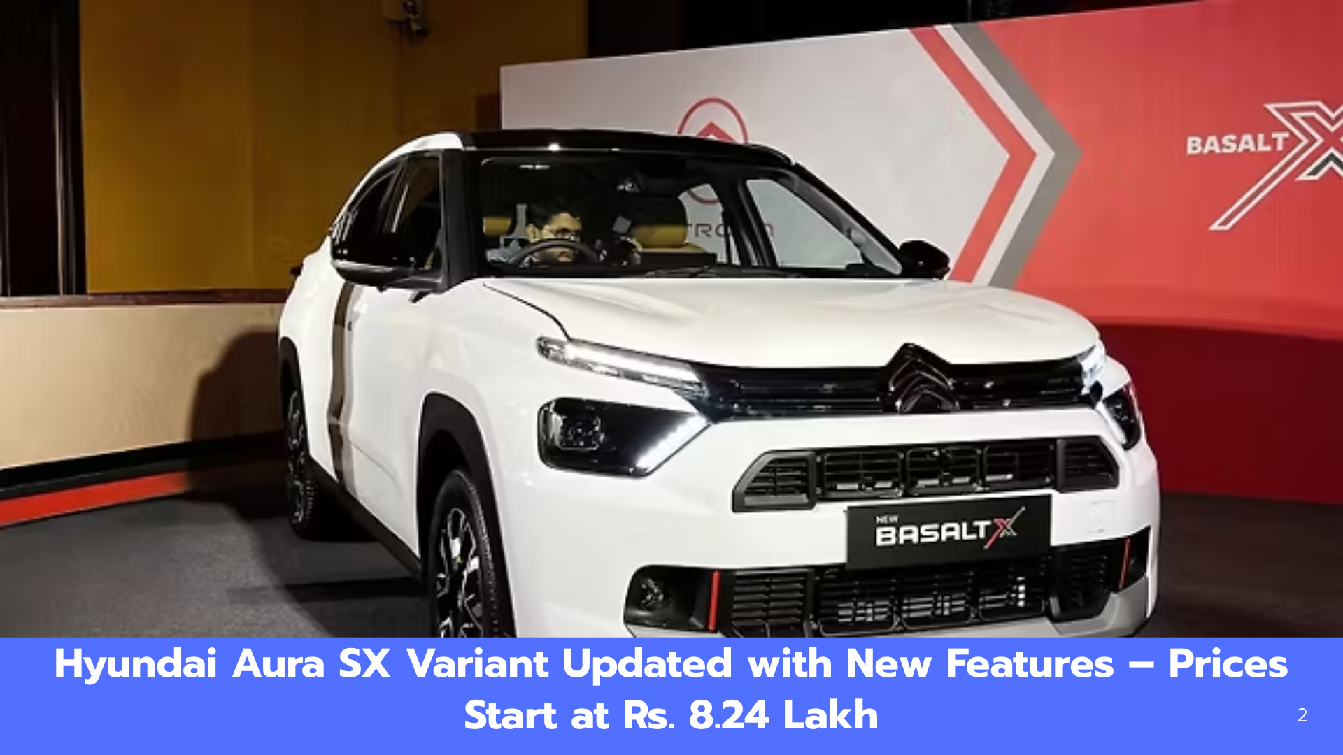 Citroen Basalt X Launched in India – Prices Start at Rs. 9.42 Lakh