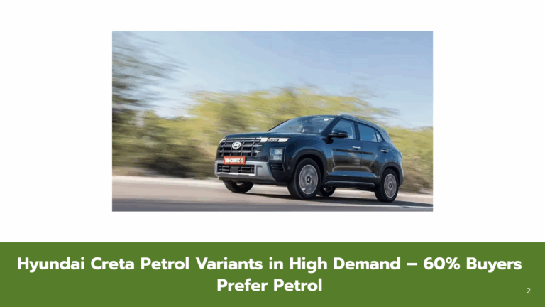 Hyundai Creta Petrol vs Diesel: Petrol Demand Surges Amid GST Price Revisions