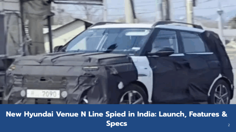 Hyundai Venue N Line India 2025: Everything You Need to Know