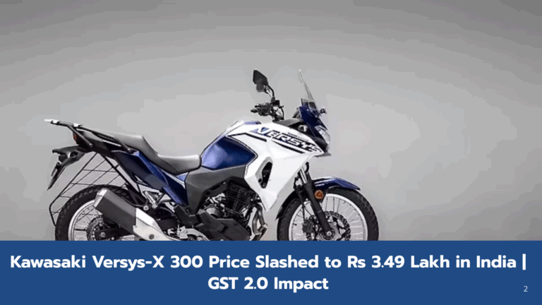 2025 Kawasaki Versys-X 300 Price in India Reduced | Competes with KTM 390 Adventure, Himalayan 450