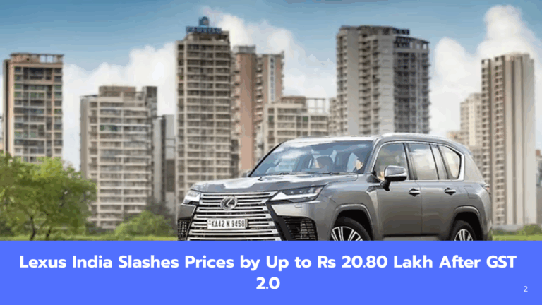 Big Price Drop: Lexus ES, NX, RX, LM, LX Get Discounts Up to Rs 20.80 Lakh