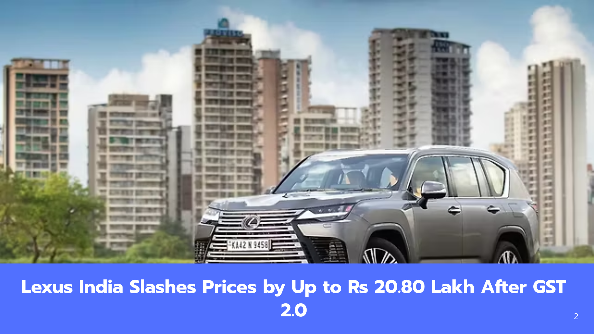 Big Price Drop: Lexus ES, NX, RX, LM, LX Get Discounts Up to Rs 20.80 Lakh