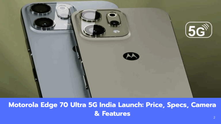Motorola Edge 70 Ultra 5G India Launch: Price, Specs, Camera & Features