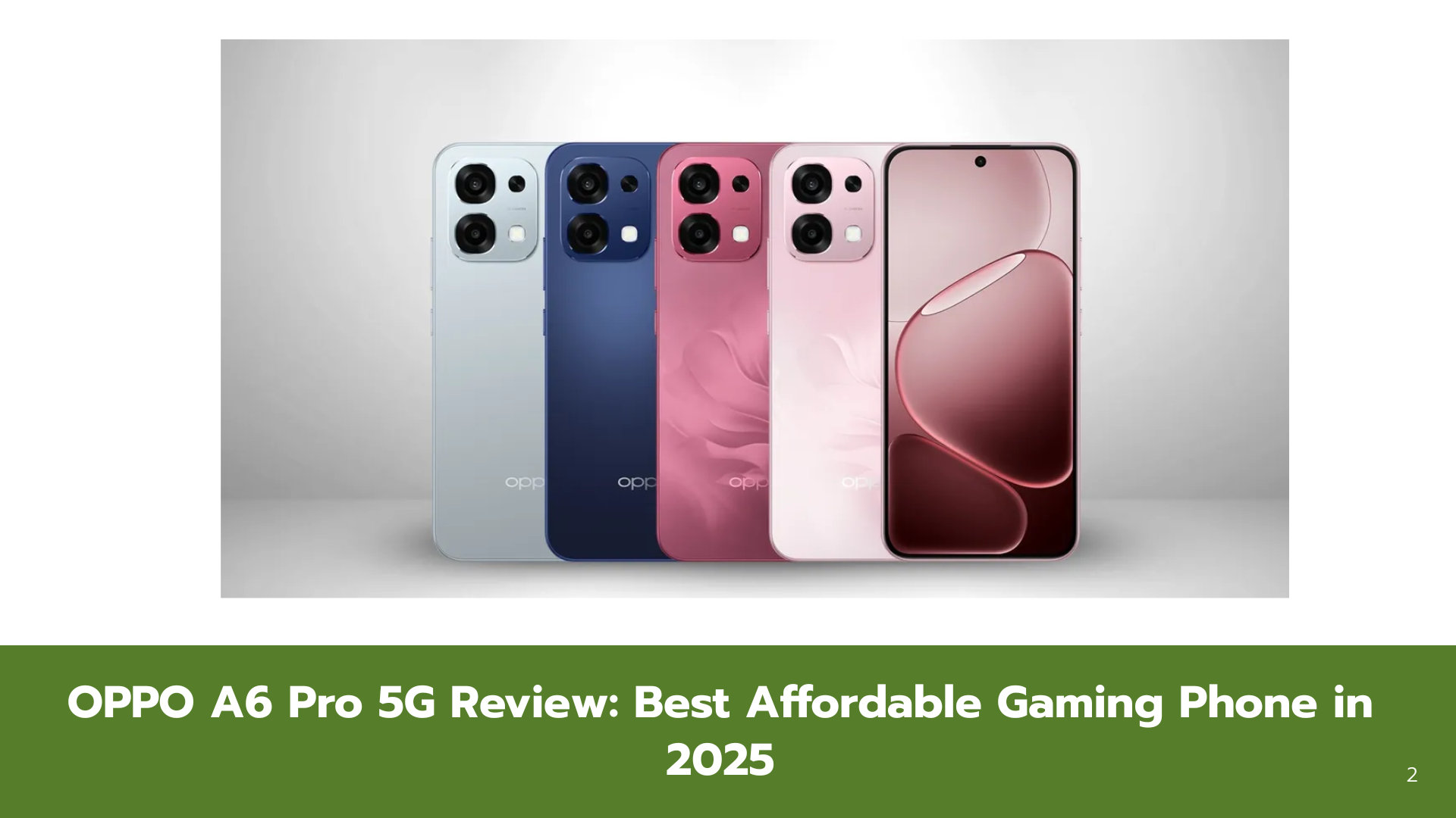 OPPO A6 Pro 5G: Affordable 5G Phone with 7000mAh Battery and AMOLED Display