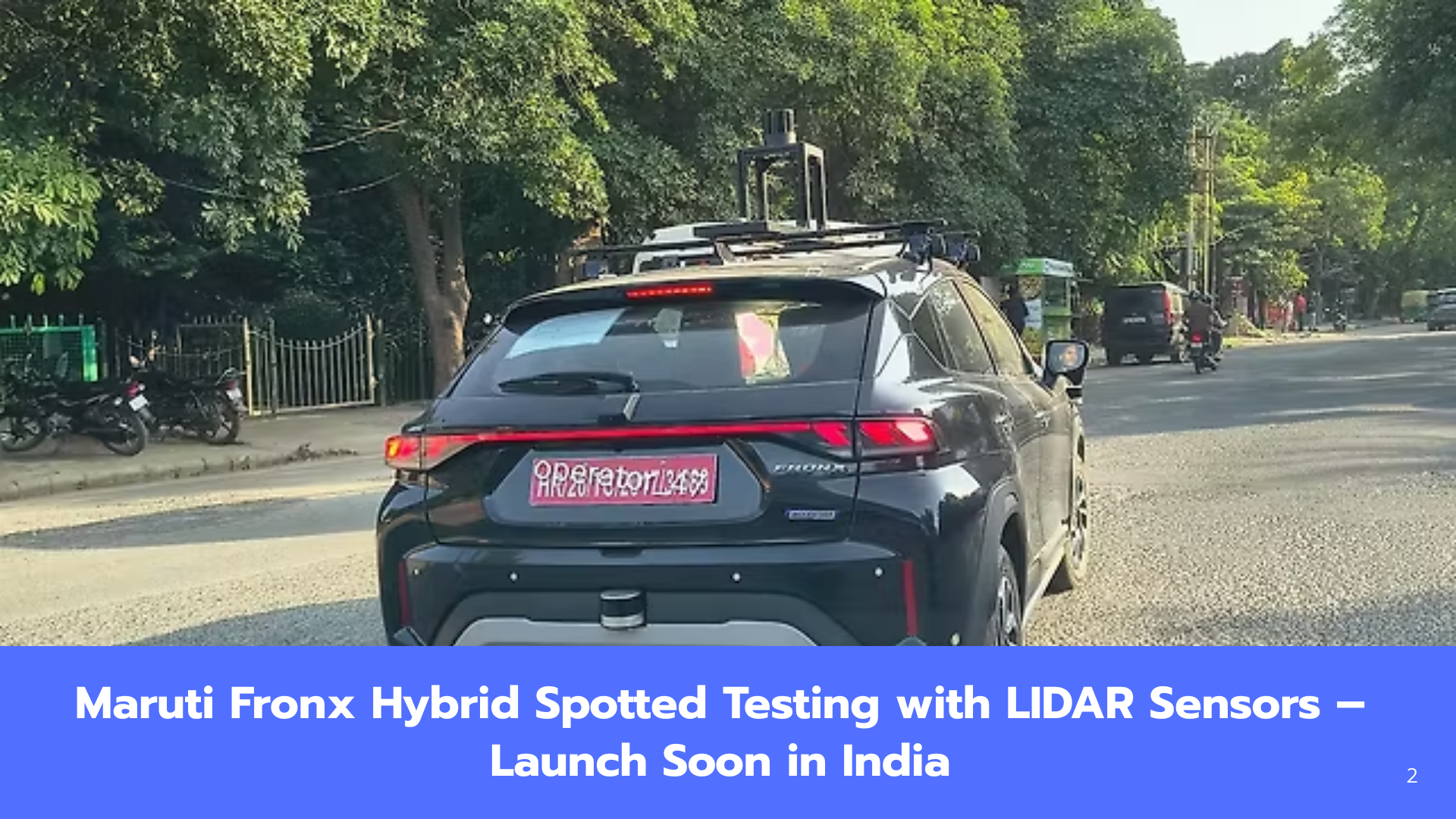 Production-Ready Maruti Fronx Hybrid Seen on Road: 48V Hybrid + ADAS Expected
