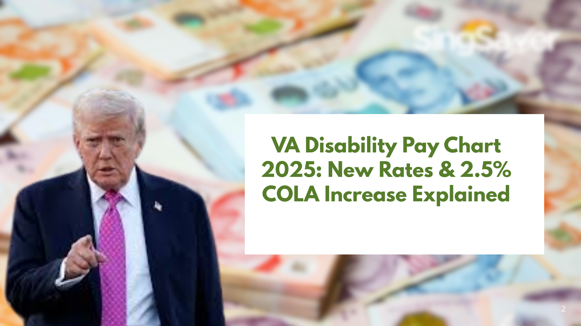 VA Disability Pay Chart 2025: New Rates & 2.5% COLA Increase Explained