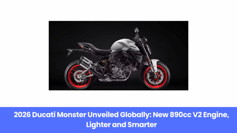 All-New 2026 Ducati Monster Revealed – New Engine, New Looks, Same Monster Spirit