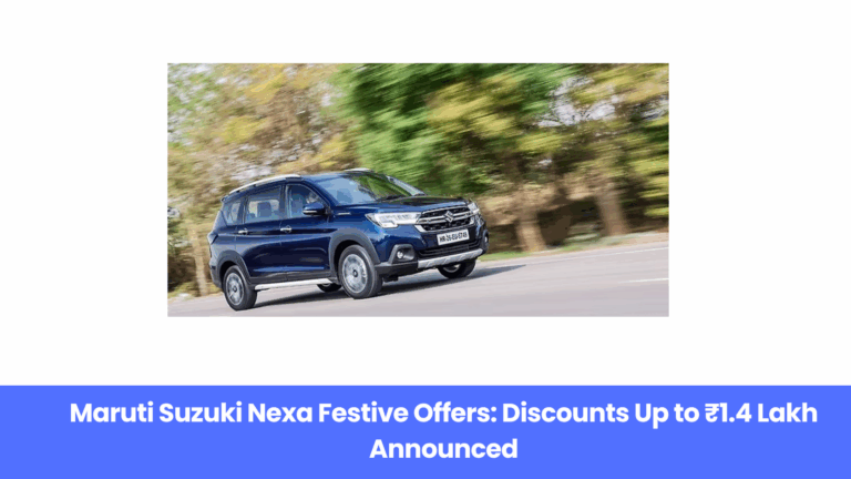 Maruti Nexa Festive Season Offers Revealed: Huge Savings on Invicto, Grand Vitara & More