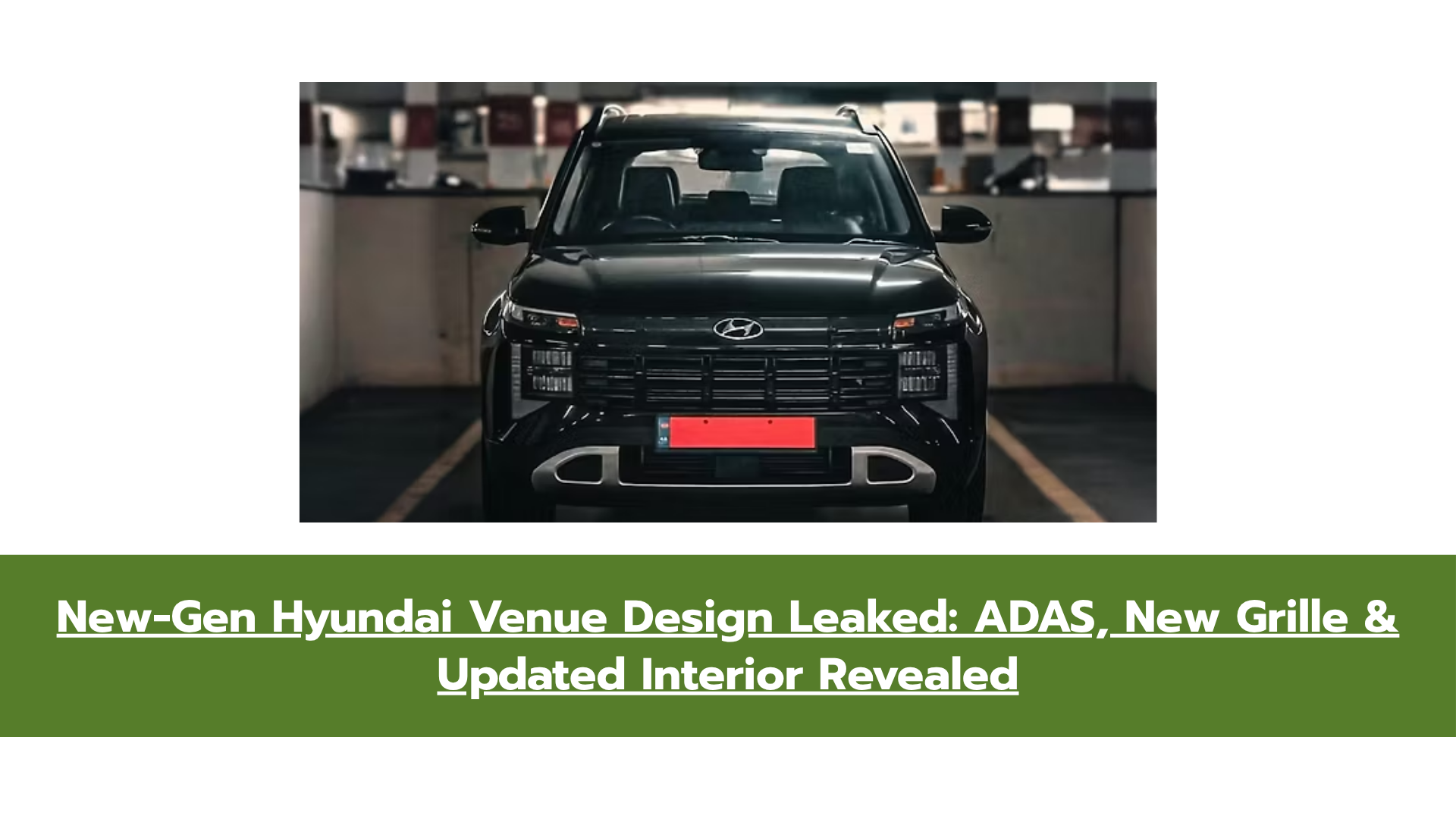 New-Gen Hyundai Venue Leaked! Bold Design & ADAS Make a Big Comeback 🚘