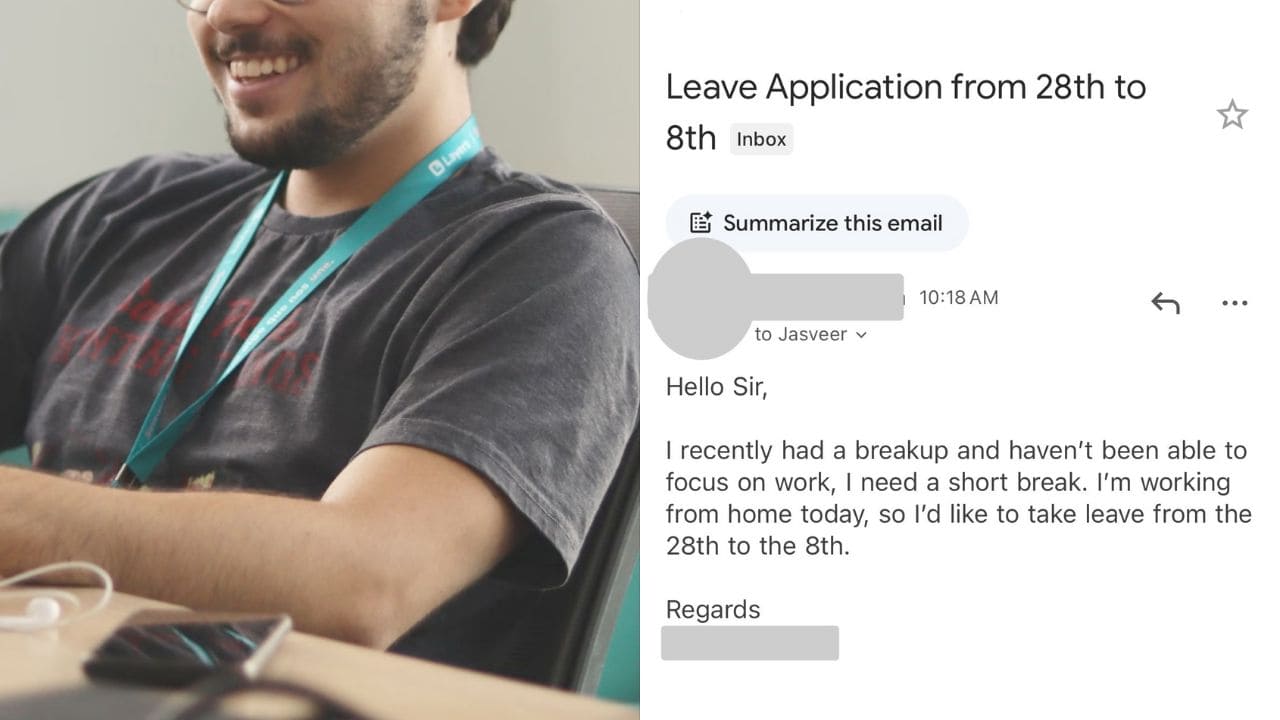 Gurgaon CEO Jasveer Singh Approves 10-Day Breakup Leave — Gen Z Honesty Goes Viral