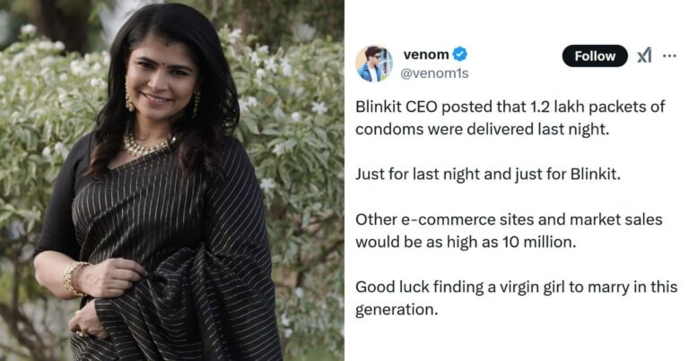 Chinmayi Slams Twitter User Over ‘Virgin Girl’ Comment – Viral Reaction