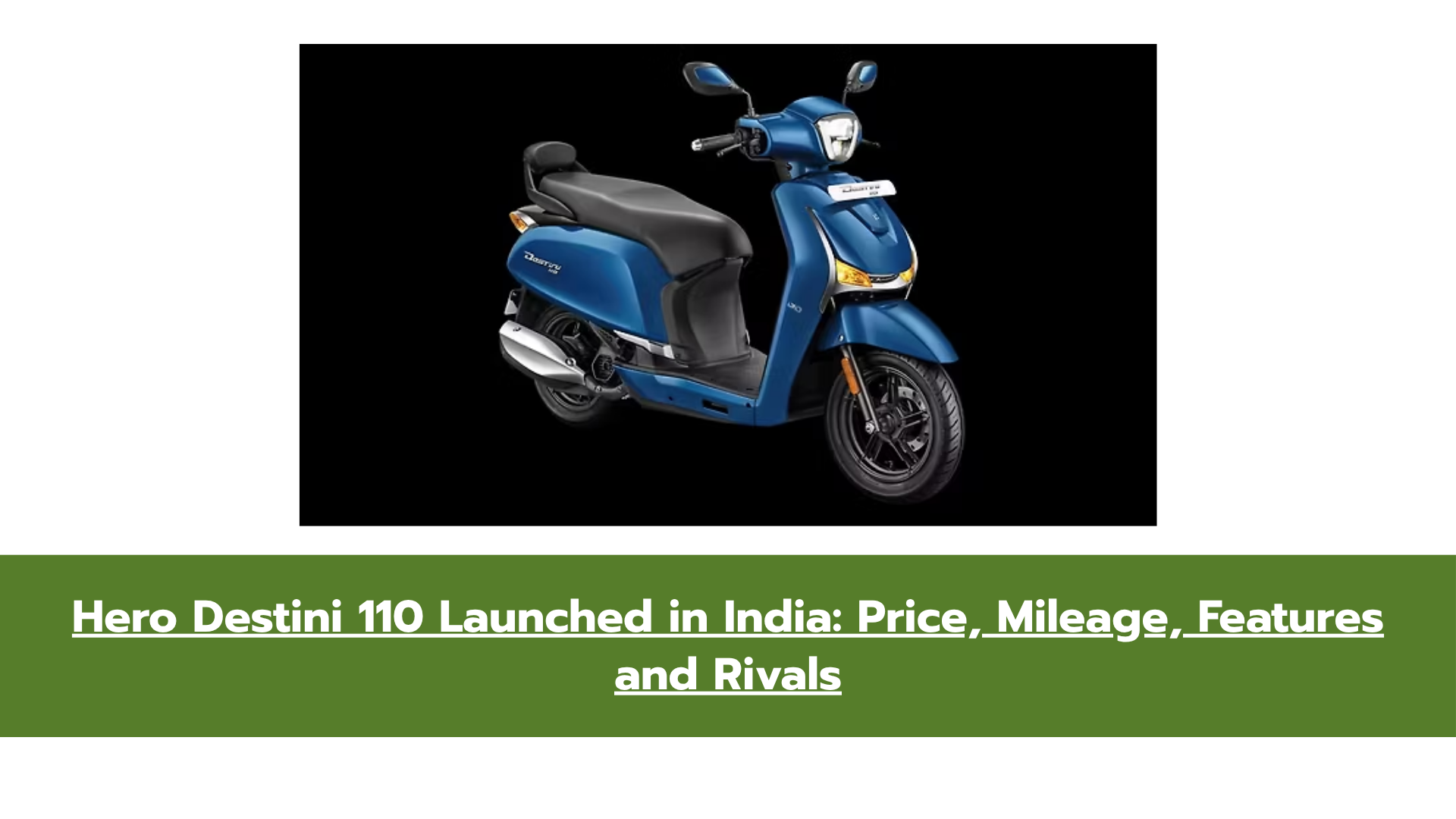 Hero Destini 110 vs Honda Activa 6G vs TVS Jupiter – Which is Better?
