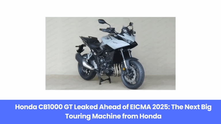Honda CB1000 GT Leak Confirms Touring Design and Comfort Upgrades Over CB1000 Hornet