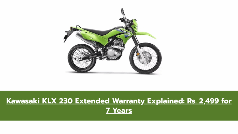 KLX 230 Owners Can Now Enjoy 10-Year Warranty | Engine & Gearbox Covered