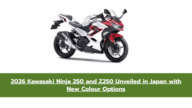 2026 Kawasaki Ninja 250 and Z250 Unveiled in Japan with New Colour Options