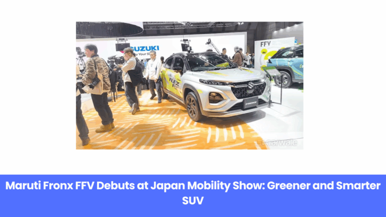 Maruti Fronx FFV Showcased with New 1.2L Flex-Fuel Engine — A Step Toward Green Mobility