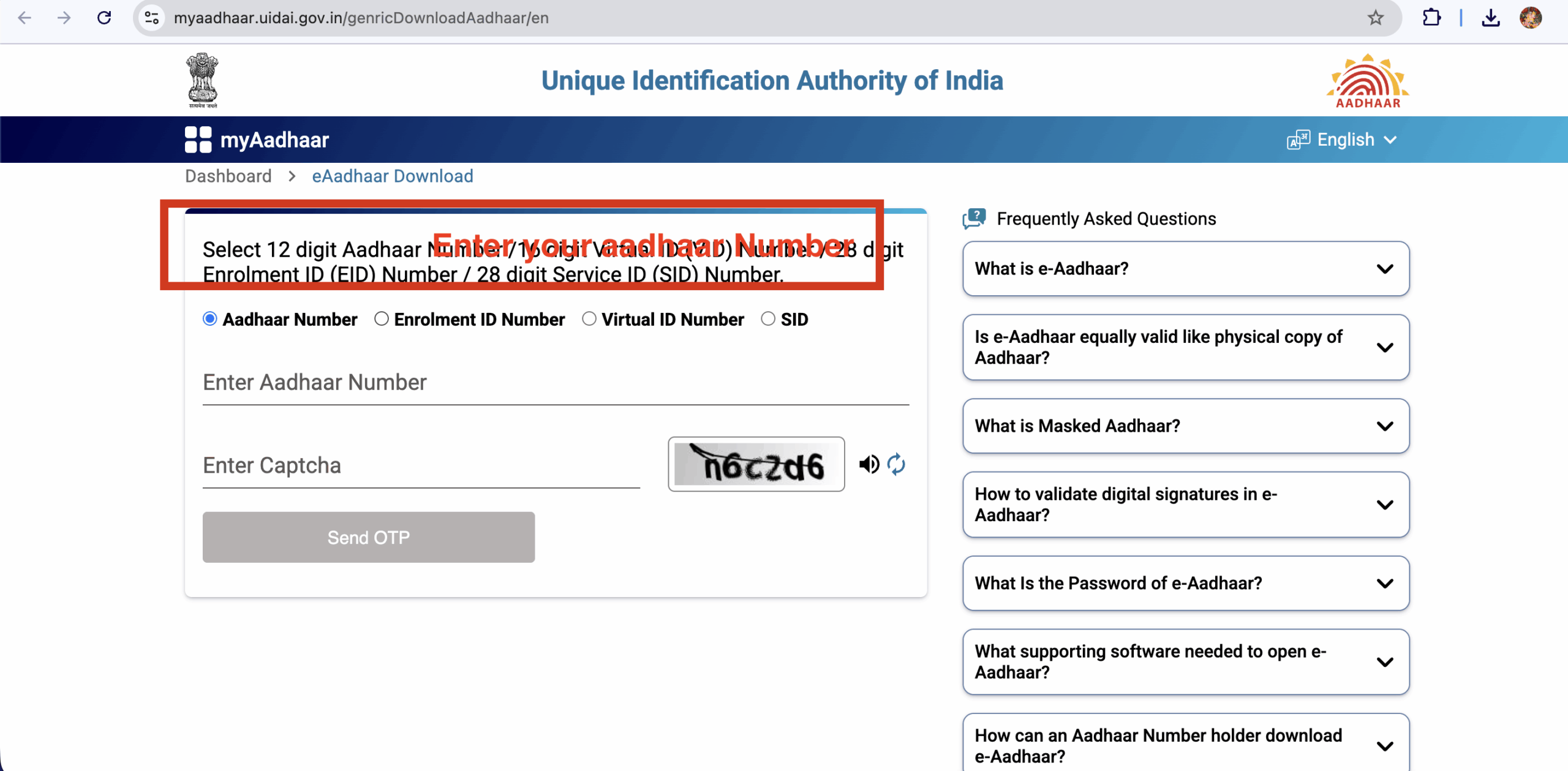 Aadhaar Card Download 2025 – Easy Steps to Get Your e-Aadhaar Online