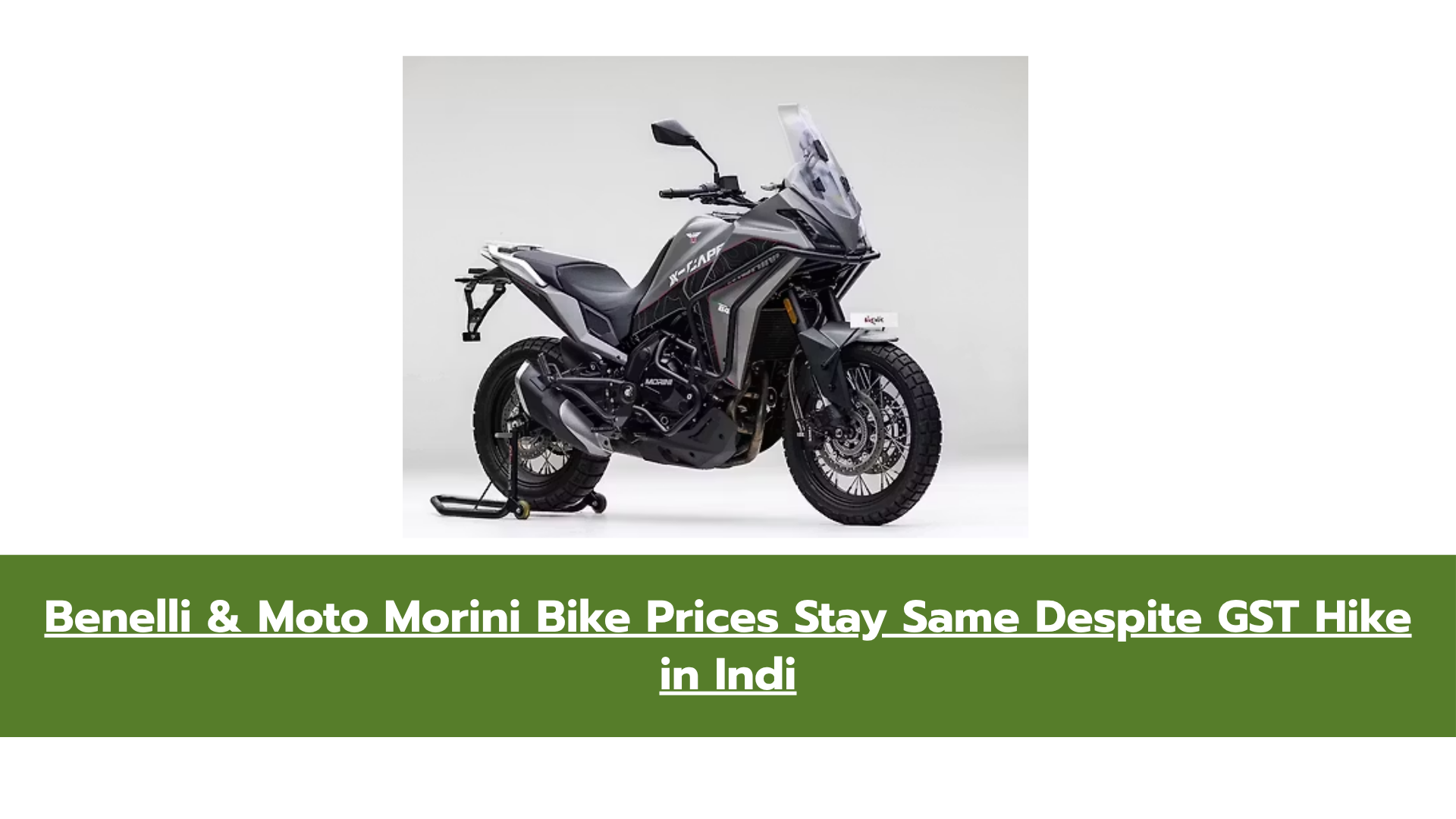 Benelli 502C and Moto Morini 650cc Bikes Continue at Old Prices in India