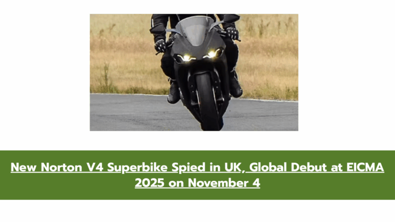 pcoming Norton V4 Superbike to Debut at EICMA 2025 – Key Details Revealed