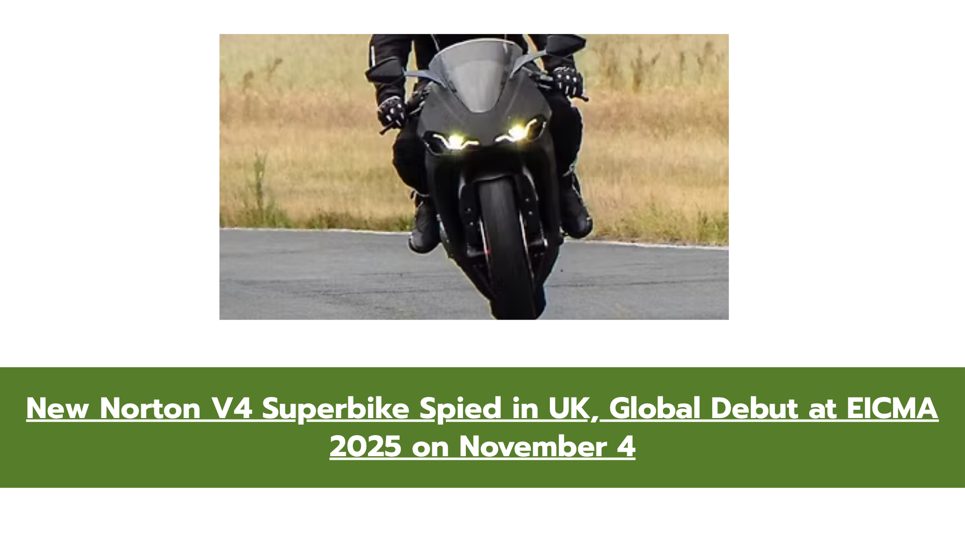 pcoming Norton V4 Superbike to Debut at EICMA 2025 – Key Details Revealed