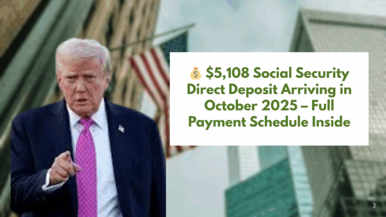 October 2025 Social Security Payments: $5,108 Direct Deposit Dates & Eligibility