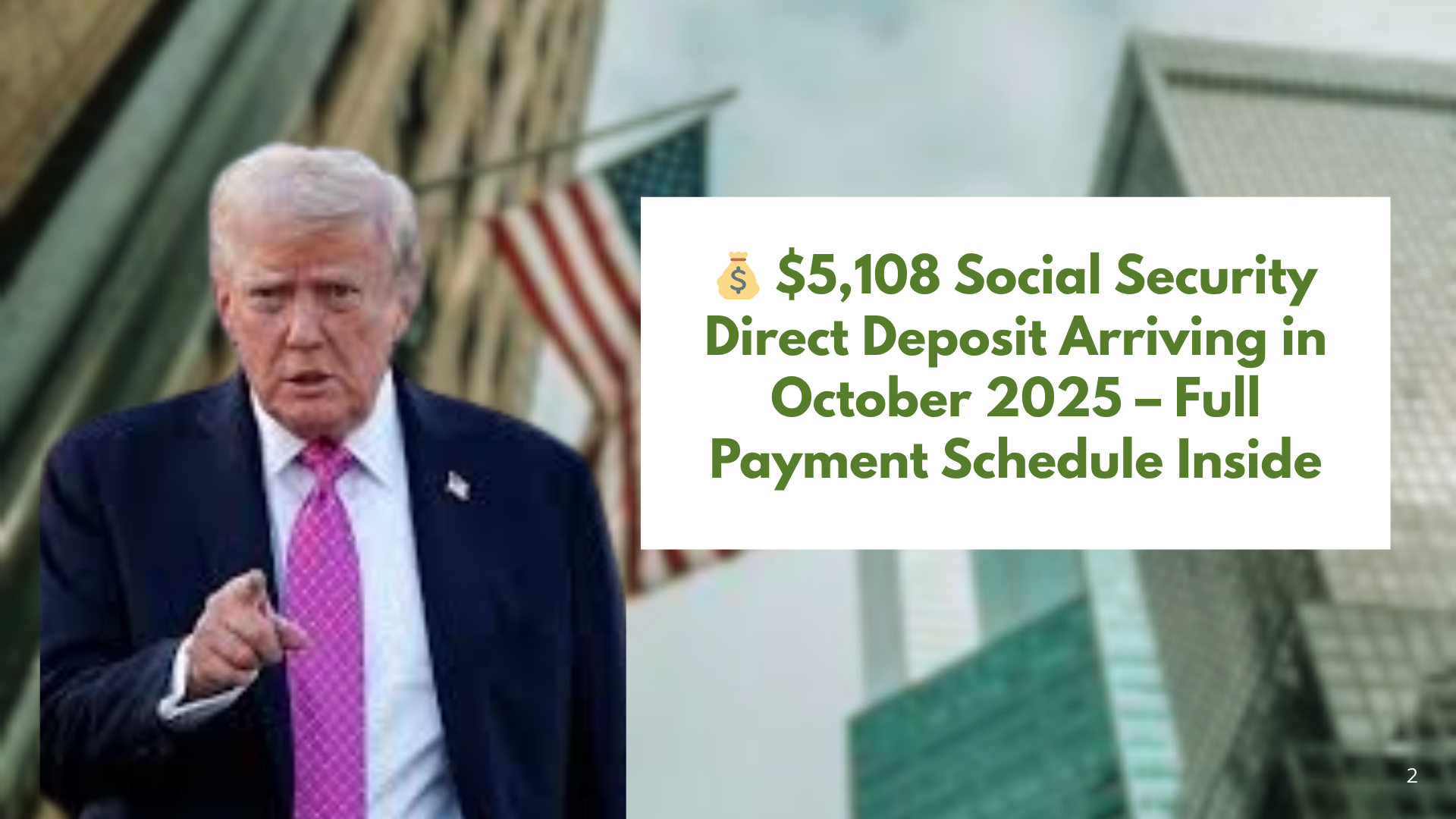 October 2025 Social Security Payments: $5,108 Direct Deposit Dates & Eligibility