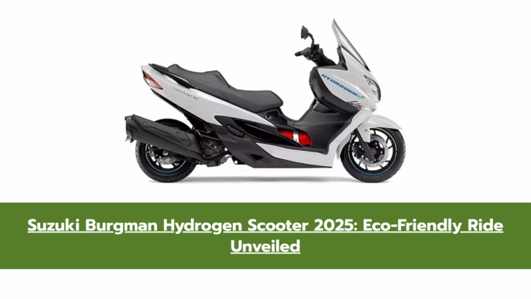 New Suzuki Burgman Hydrogen Scooter Coming at Japan Mobility Show 2025