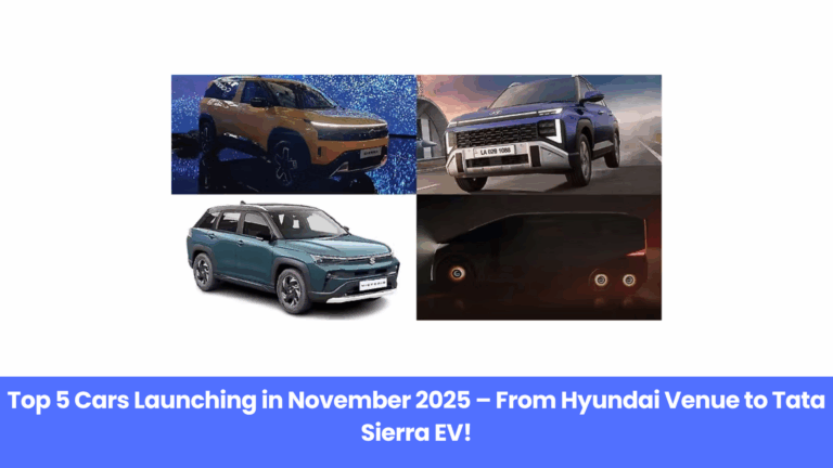 Big Car Launches in November 2025: Hyundai, Tata, Maruti, Honda & Lexus Line Up Major Reveals