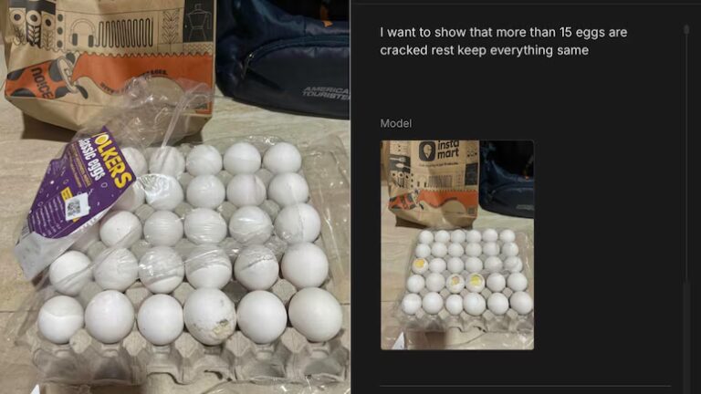 Viral Post Shows How AI Image Of Cracked Eggs Was Allegedly Used For Instamart Refund