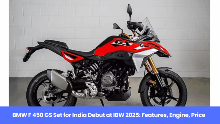 BMW F 450 GS Set for India Debut at IBW 2025: Features, Engine, Price