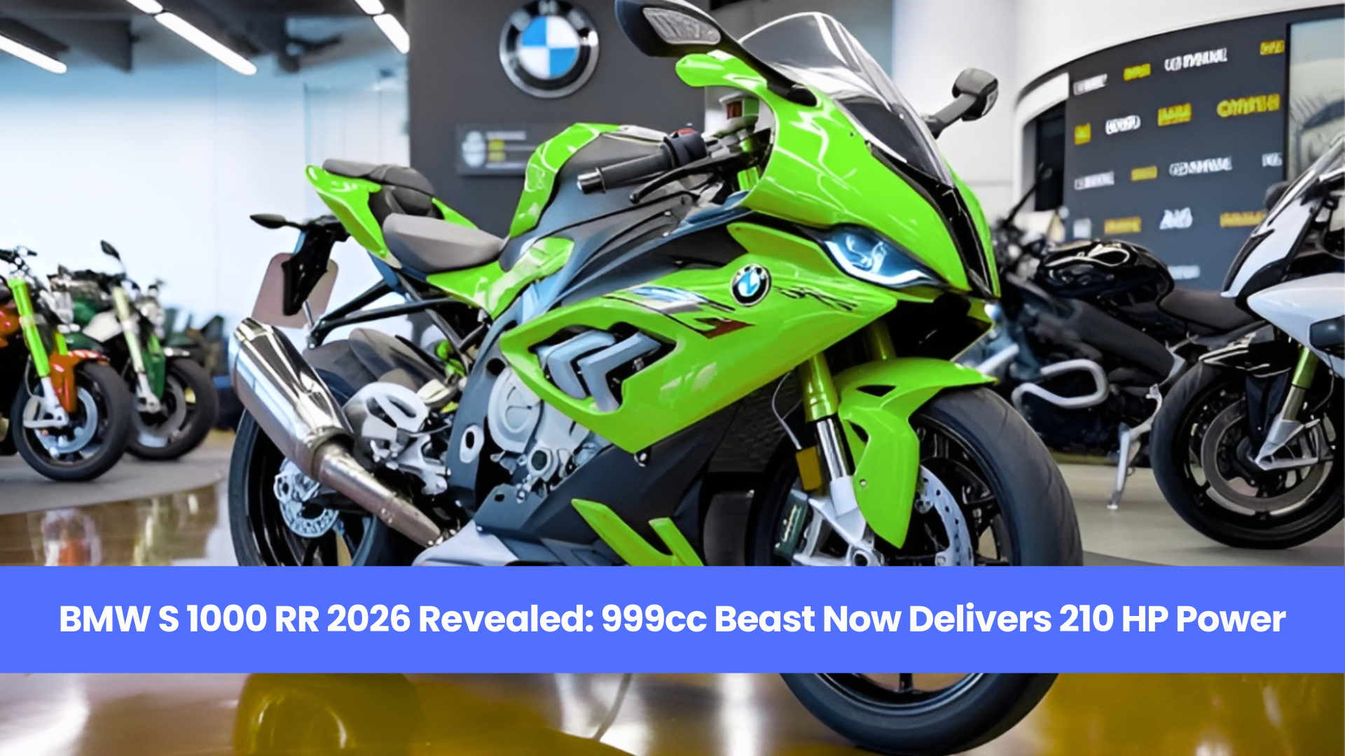 BMW S 1000 RR 2026 Revealed: 999cc Beast Now Delivers 210 HP Power