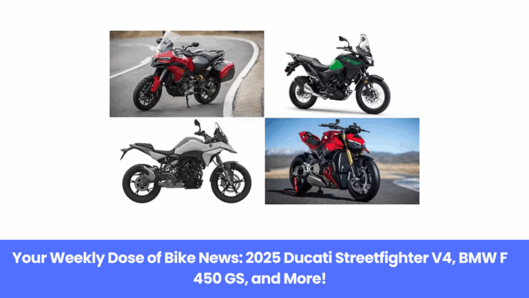 Your Weekly Dose of Bike News: 2025 Ducati Streetfighter V4, BMW F 450 GS, and More!