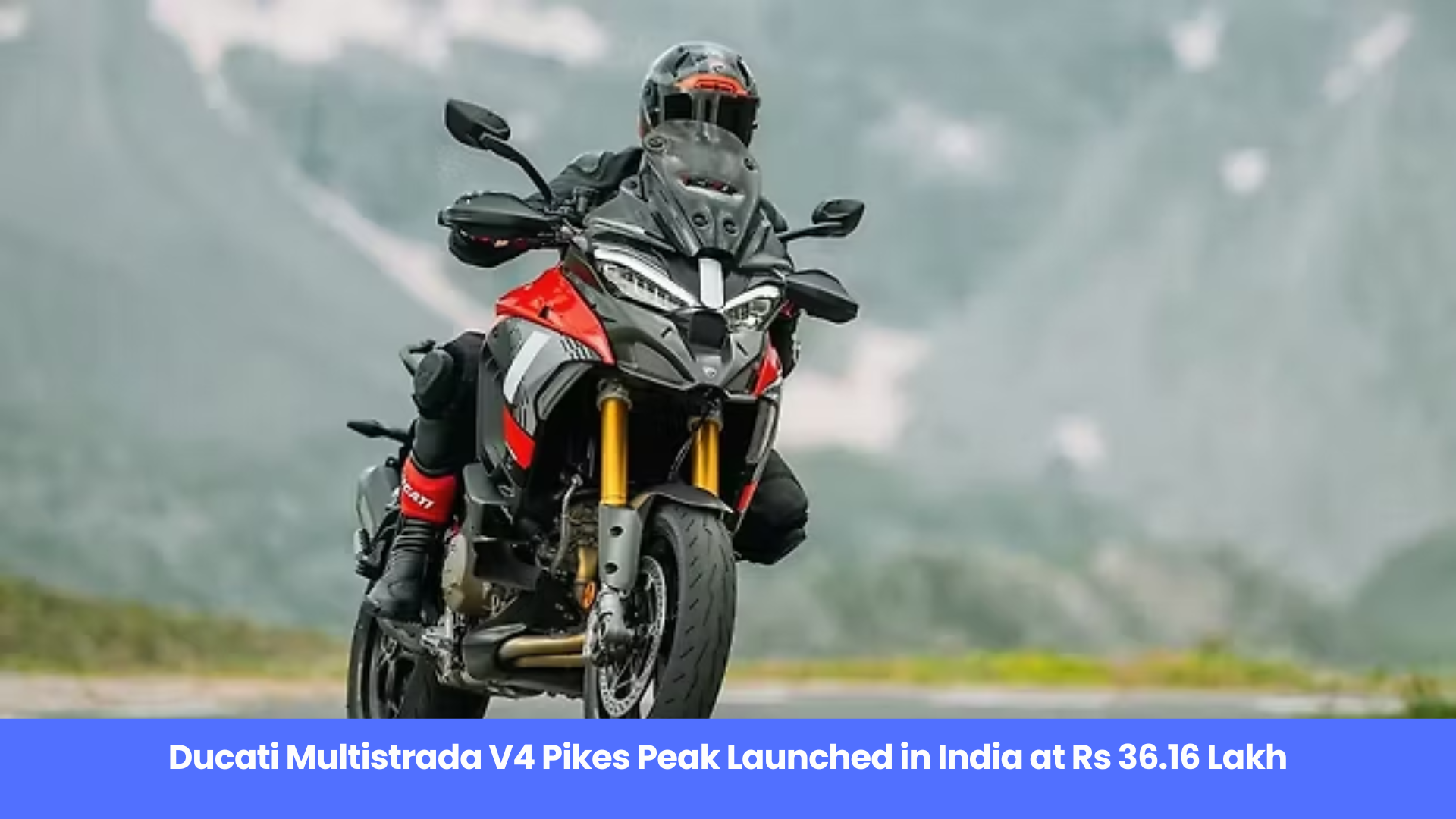 Ducati Multistrada V4 Pikes Peak Launched in India at Rs 36.16 Lakh