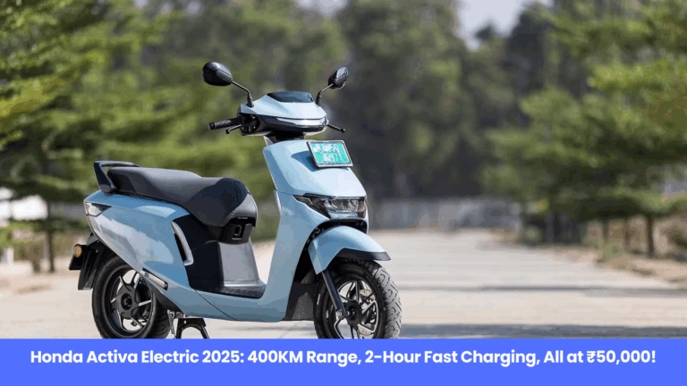 Honda Activa Electric 2025 Debuts in India – Long Range, Fast Charging & AI Tech!