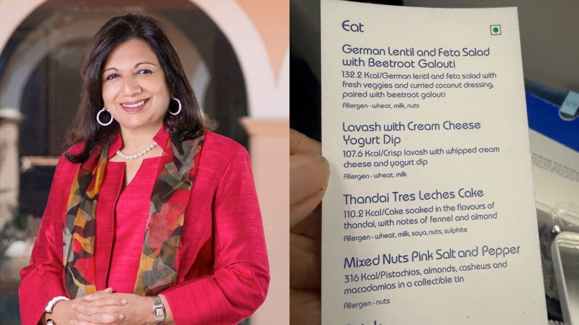 Do Indian airlines serve gourmet food?