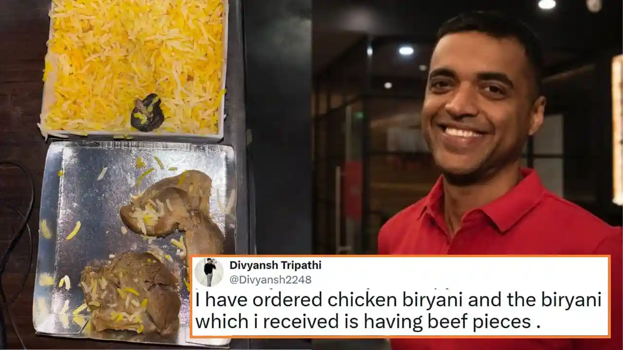 Zomato Beef Chicken Biryani Controversy: Man Claims He Got Beef Instead of Chicken, Post Goes Viral