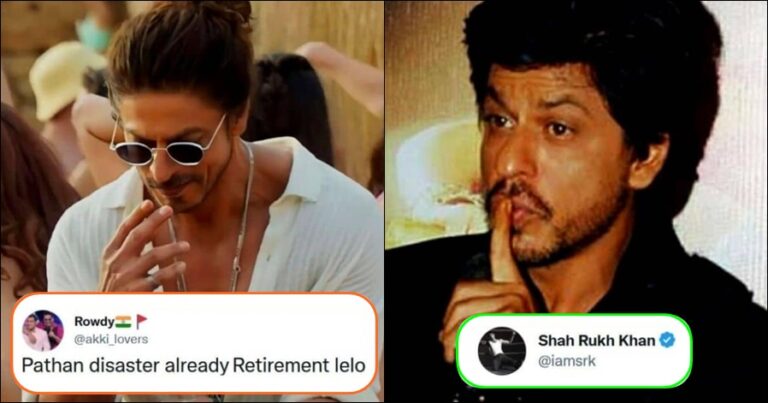 SRK Gives Savage Reply After Troll Asks Him to Retire