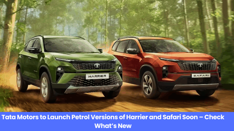 Tata Safari and Harrier Petrol Versions Launching on December 9 – All Details Inside