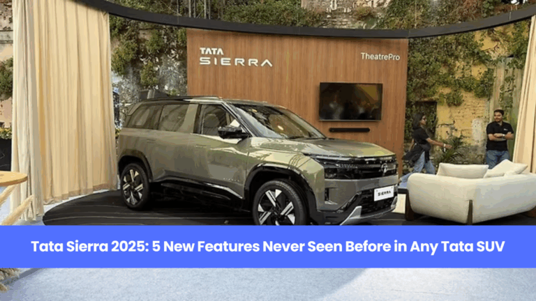 Tata Sierra 2025: 5 New Features Never Seen Before in Any Tata SUV