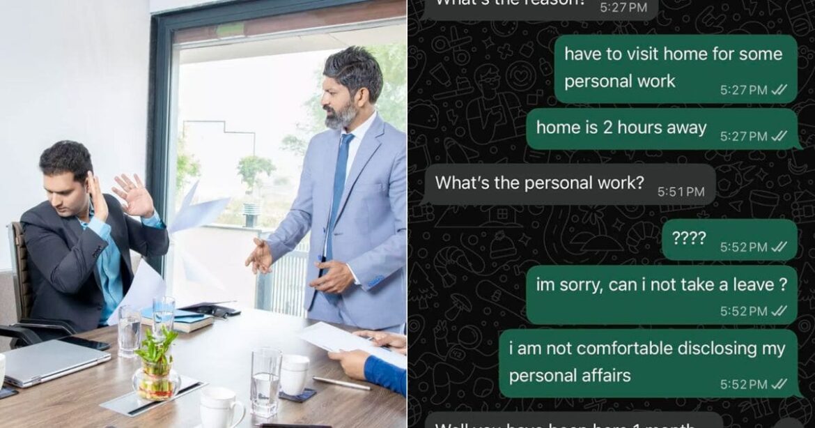 Employee Quits Job After Boss Denies Leave, WhatsApp Chat Goes Viral Online