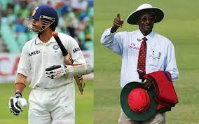 Sachin Tendulkar’s relationship with Steve Bucknor’s umpiring mistakes is a memorable part of cricket history.