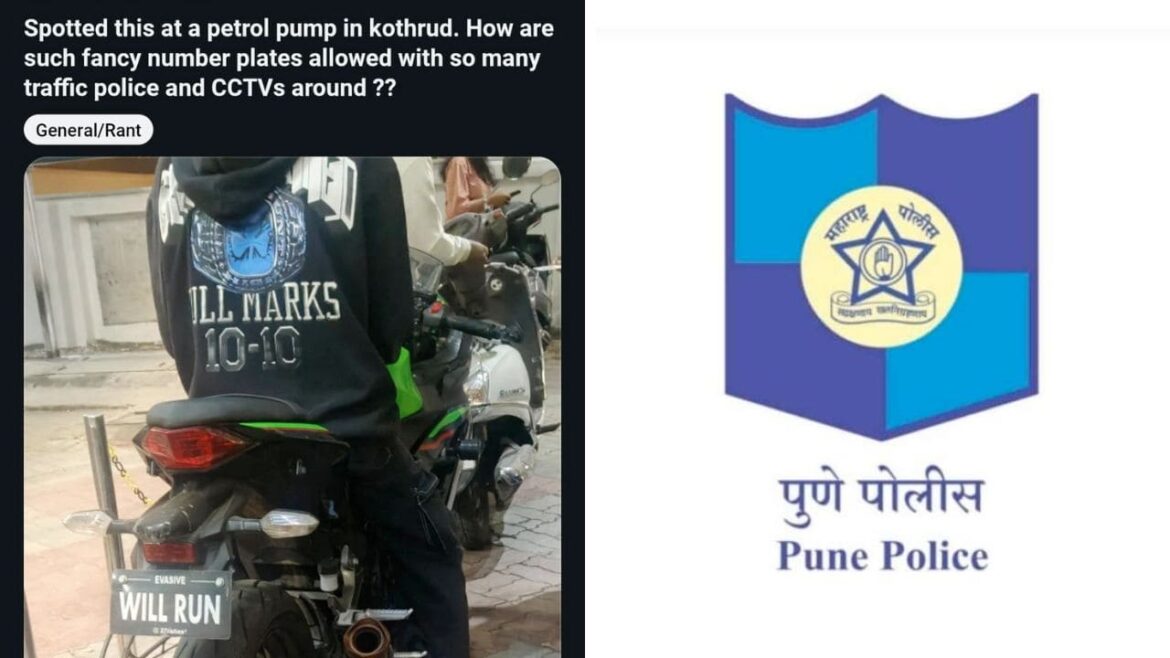 Pune Man Flaunts Fancy Bike Plate & Dares Police — What Happened Next Will Shock You