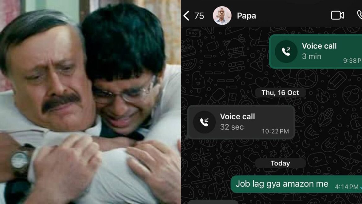 Indian Father’s Unexpected Reply To Son After He Gets A Job At Amazon Goes Super Viral